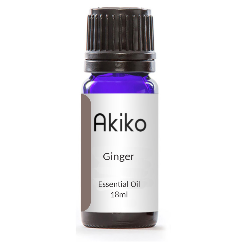 Ginger Essential Oil (18ml bottle with dropper) AkikoMNL