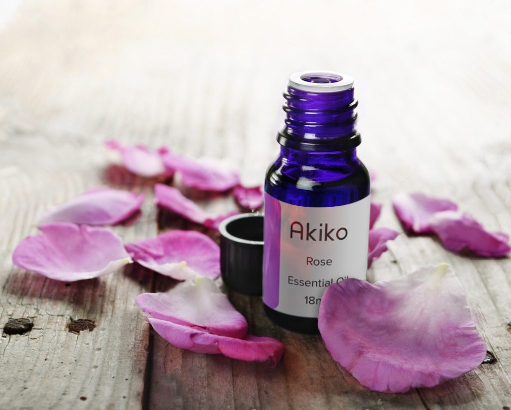 Rose Essential Oil (18ml bottle with dropper) AkikoMNL