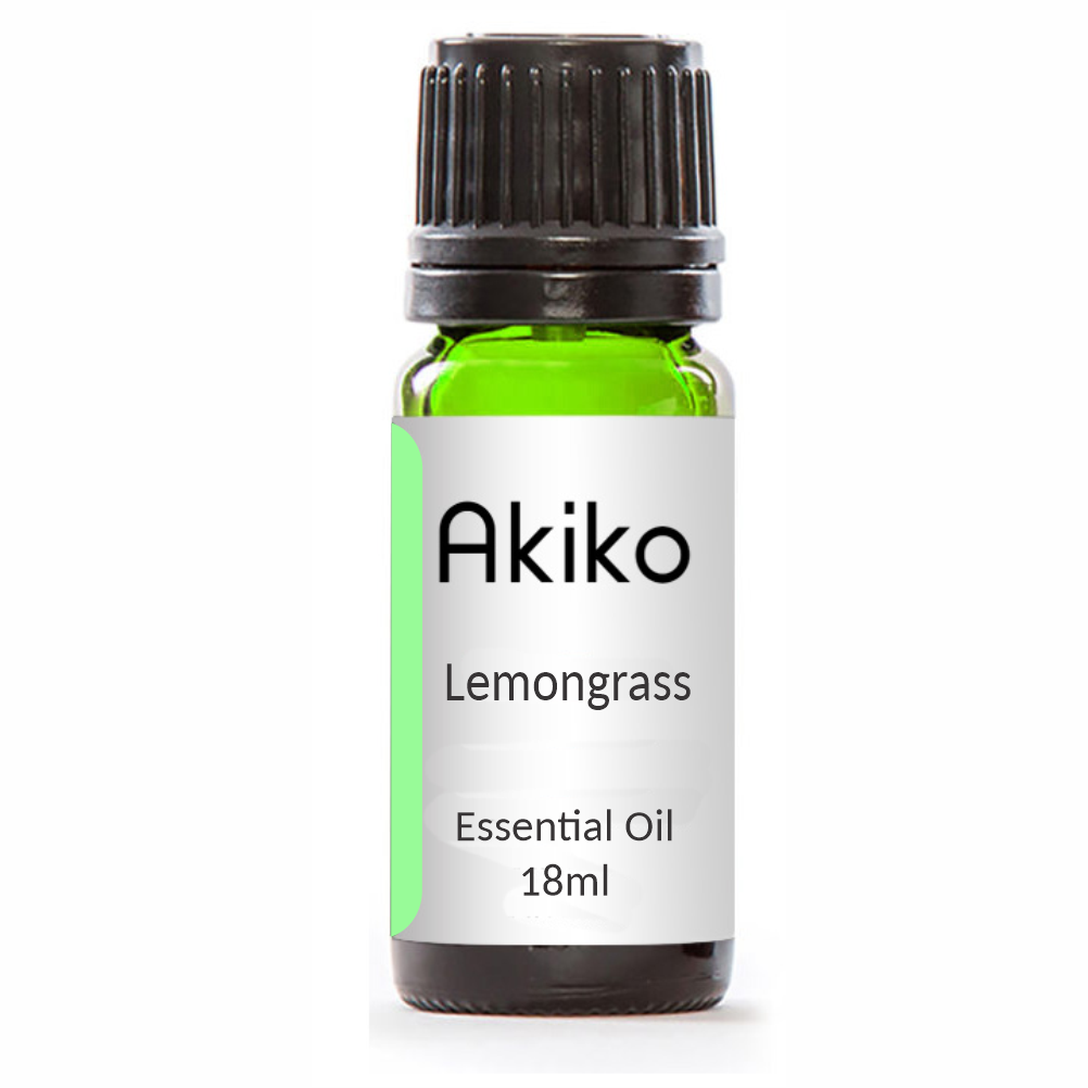 Lemongrass Essential Oil (18ml bottle with dropper) AkikoMNL