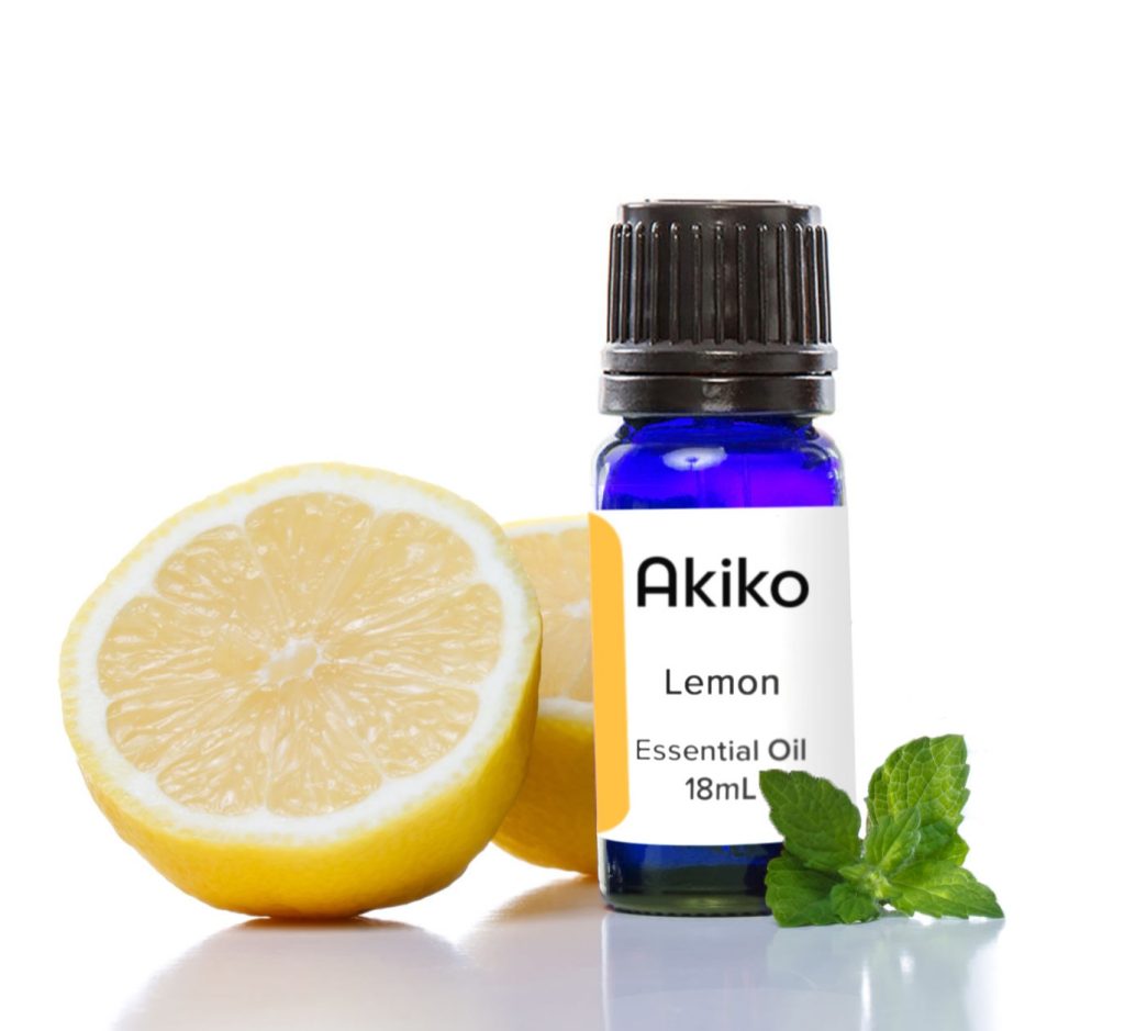 Lemon Essential Oil (18ml bottle with dropper) AkikoMNL